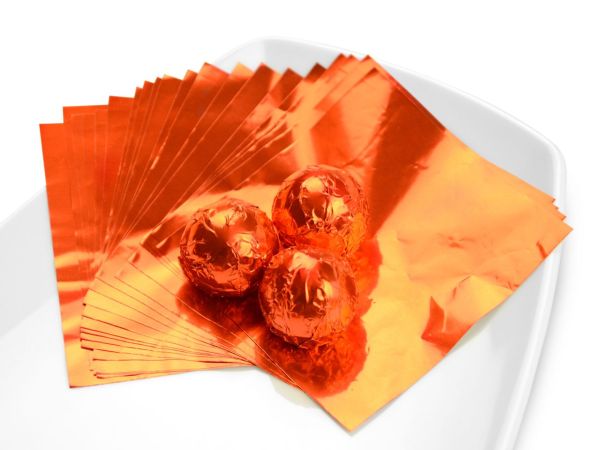 Wickelfolie orange 50 Blatt