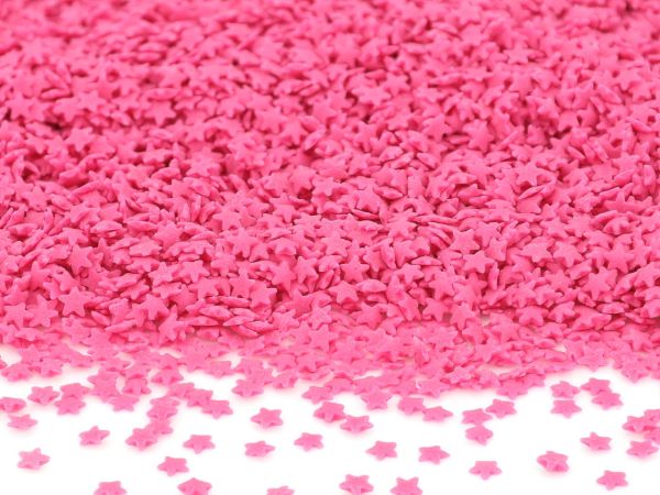 CM Basics Streudekor Sterne mini pink 80g