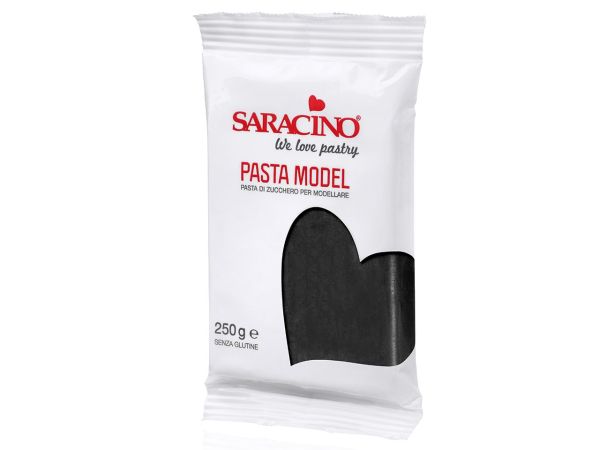 Saracino Modelling Fondant Pasta Model black 250g