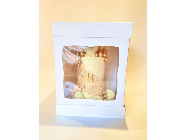 House of Marie Cake Box extra high 25x25x35,5cm with window