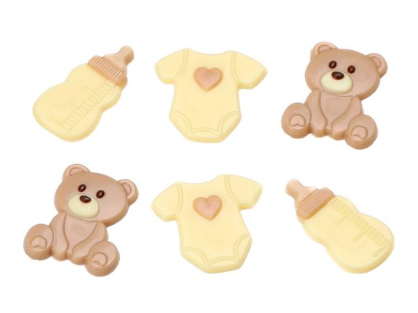 Cake-Masters Chocolate Decoration Newborn 90 Pieces
