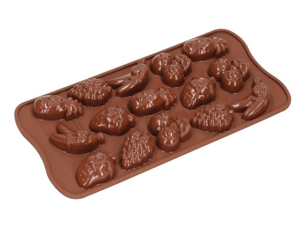 Silikomart Silicone Chocolate Mould Choco Fruits