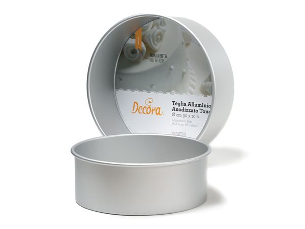 Decora Backform, tief, rund 10x10cm