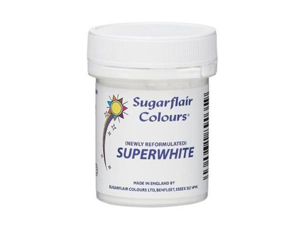 Sugarflair Puderfarbe Superwhite 20g