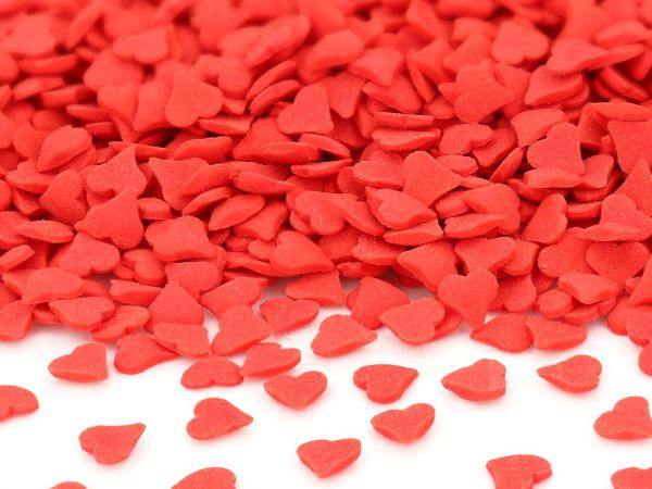 Cake-Masters Sprinkle decoration Hearts red 70g