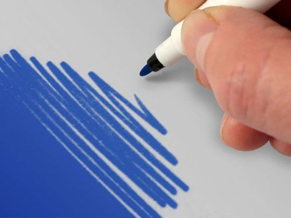 Rainbow Dust Cake Craft Pen Royal Blue