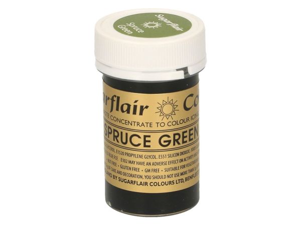 Sugarflair Paste Colour Spruce Green 25g