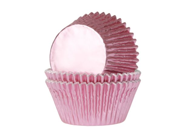 House of Marie muffin cups foil baby pink 24 pieces