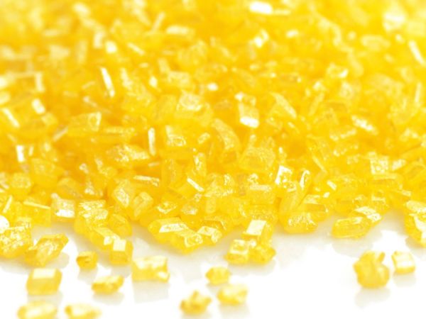 CM Basics Glimmer sugar yellow 100g