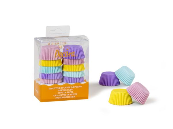Decora Mini-Muffinförmchen pastell 200 Stück