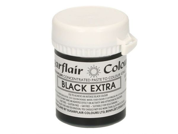 Sugarflair Max Concentrate Paste Colour BLACK EXTRA 42g