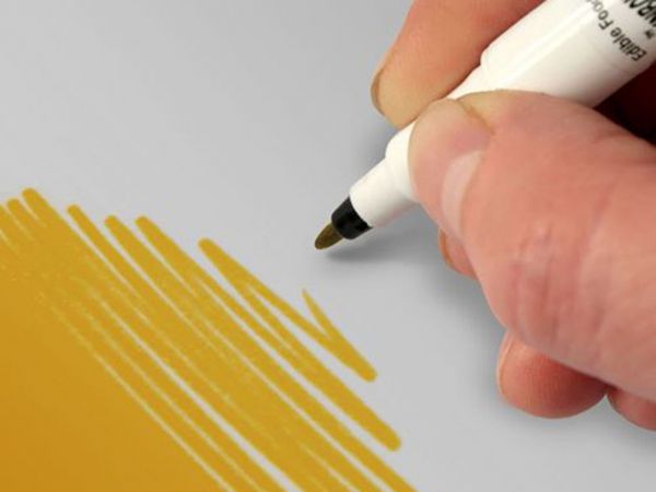 Rainbow Dust Food Art Pen - Dark Gold