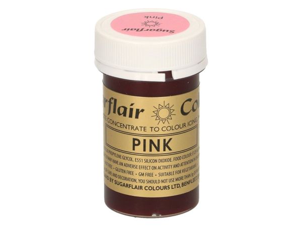 Sugarflair Pastenfarbe Pink 25g