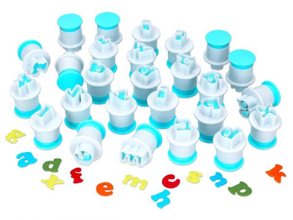 Cake-Masters Plunger Cutters Lower Case Alphabet (set of 26 cutters)