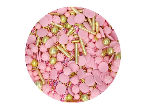 FunCakes Sprinkle Mix Glamour Pink 65g