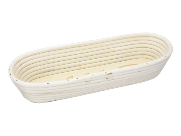 Gärkorb oval für ca. 1000g Brote, mit Ähre