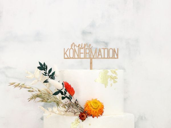 Cake-Masters Cake Topper Holz Konfirmation