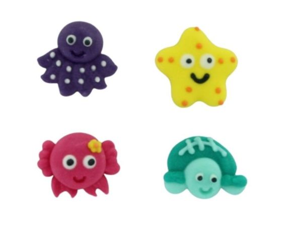 Culpitt Sugar Decoration Sea Animals 12 Pieces