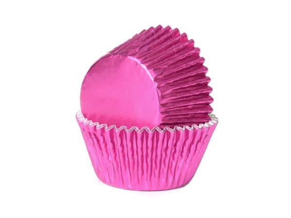 House of Marie muffin cups foil pink 24 pieces