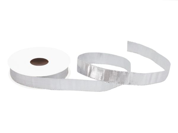 Cake-Masters Satinband silber 17mm, 5 Meter GREENLINE