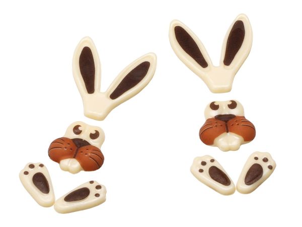 Cake-Masters Chocolate decorations Easter bunnies 2pcs.
