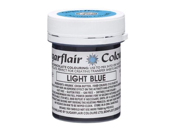 Sugarflair Chocolate Colour Light Blue 35g