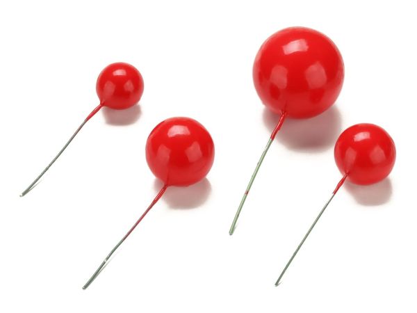CM Basics Bubbles Toppers red 20 pieces
