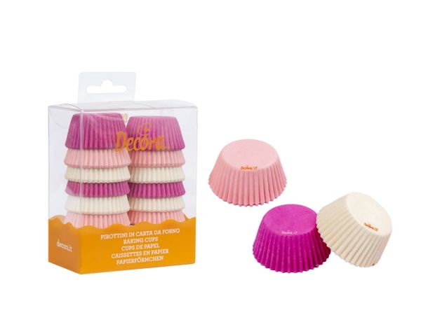 Decora Mini-Muffinförmchen rosa 200 Stück