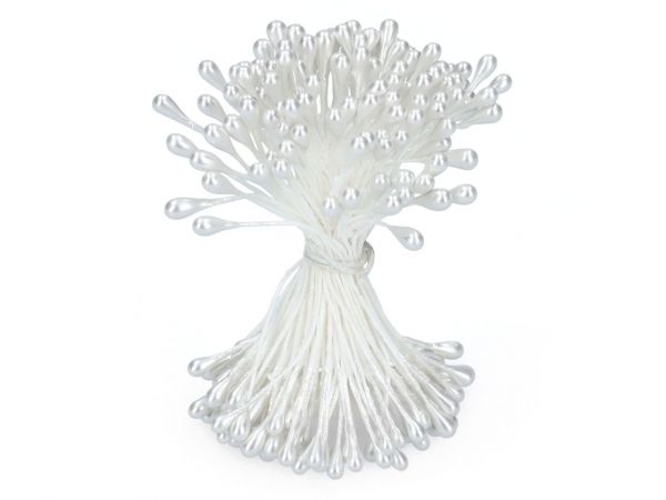 Cake-Masters Flower Stamens white 120 pieces