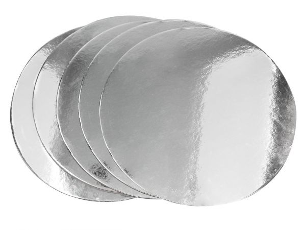 Cake-Masters Silver plate 28cm silver shiny 5 pieces