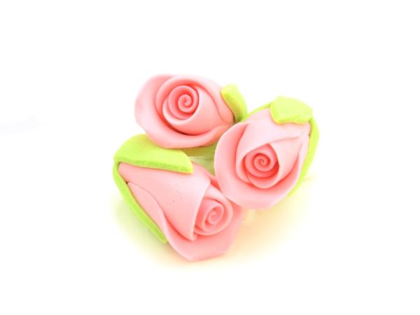 Cake-Masters Rosebuds rose sugar 3 pieces