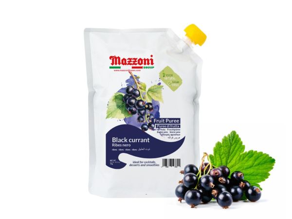 Mazzoni Fruit Purée Blackcurrant 1kg