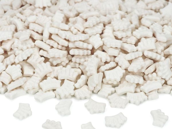 CM Basics Sprinkles Crowns white 80g