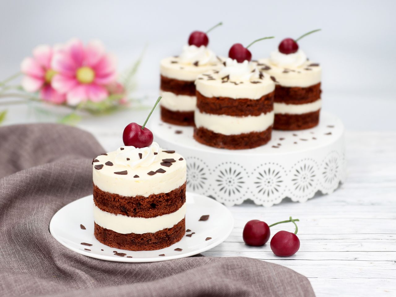 Backmischung Schwarzwälder Mini-Törtchen 506g | Cake-Masters