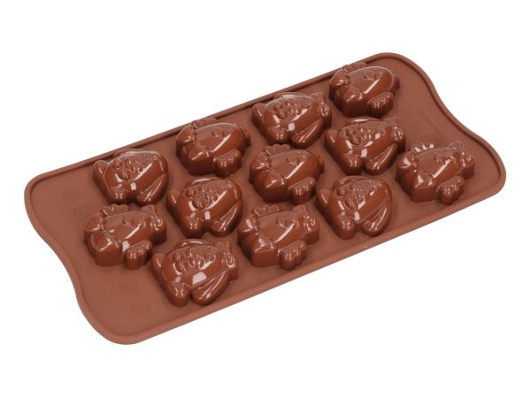 Silikomart Silicone Chocolate Mould Choco Easter Friends