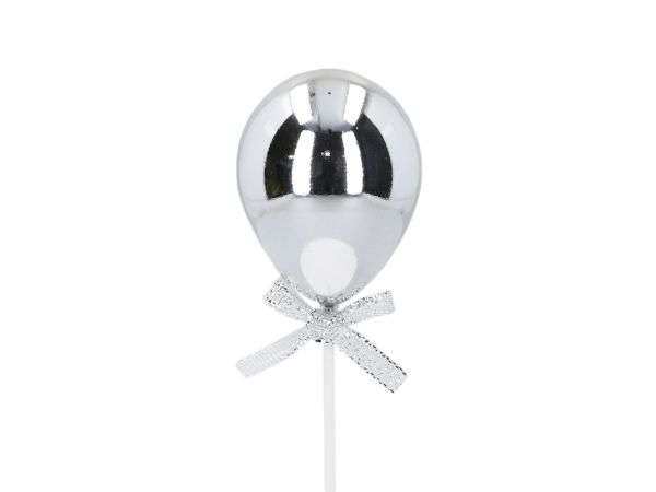 Cake-Masters Cake Topper Balloon silver