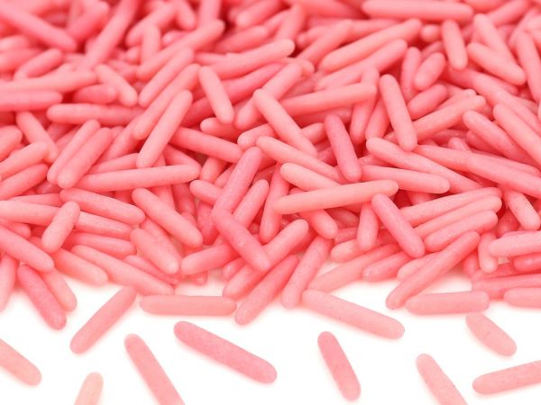 Cake-Masters Sprinkle decoration sugar rods pink XL 80g