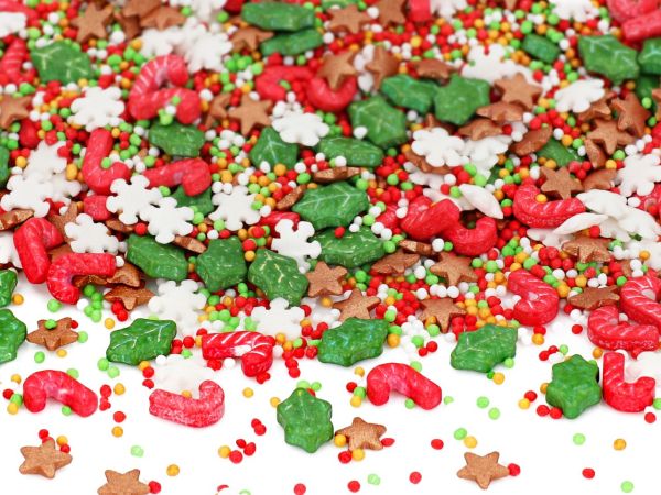 CM Basics Sprinkles Under the mistletoe 1kg