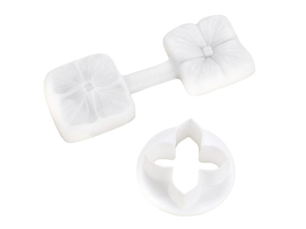 Cake-Masters Silicone Stamp With Cutter Hydrangea