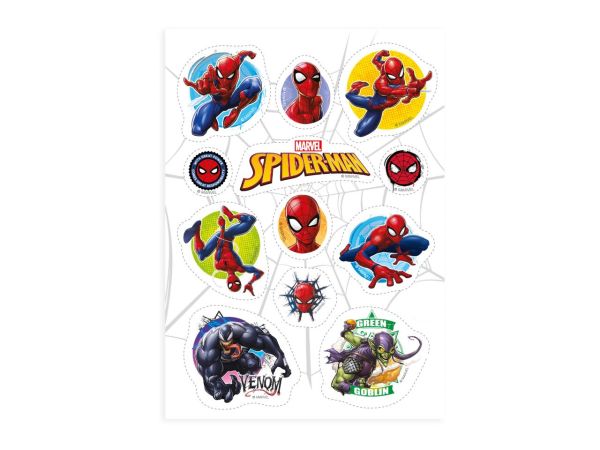 Muffin Topper Spiderman Wafer Paper 12 pieces