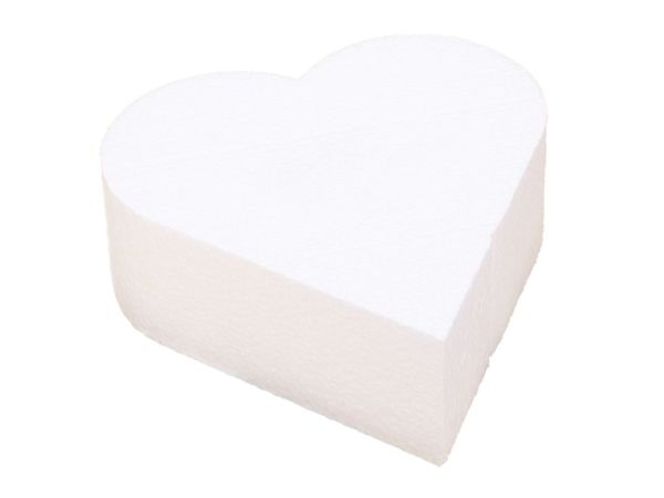 Cake-Masters Torten-Dummy Herz 20cm, Höhe: 7cm