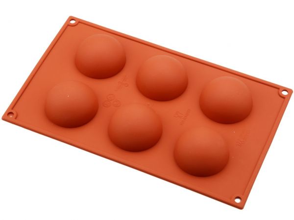 Silicone Mould hemisphere 60mm