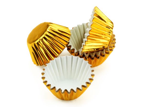 Cake-Masters Paper Cups 25mm gold 1200 pieces