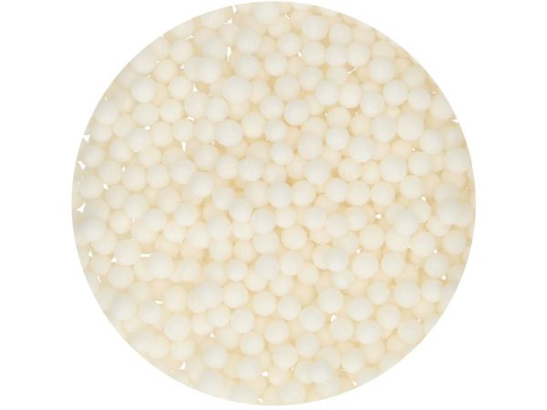 FunCakes Soft Pearls Medium White 60g