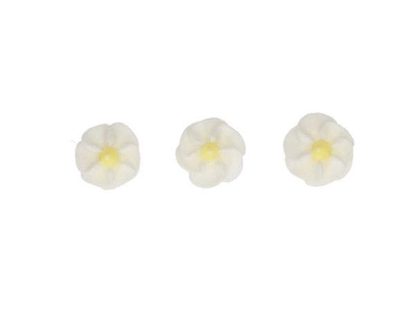 Funcakes Zuckerdekorationen Mini Blumen Weiß 56 Stück