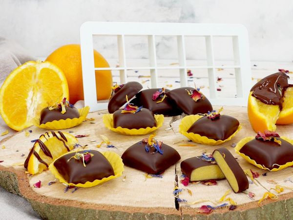 Pralinenset Orange Marzipan Bites
