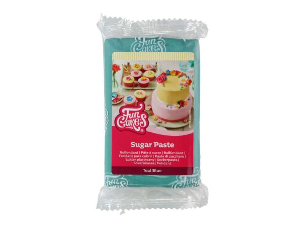 FunCakes Sugar Paste Teal Blue 250g