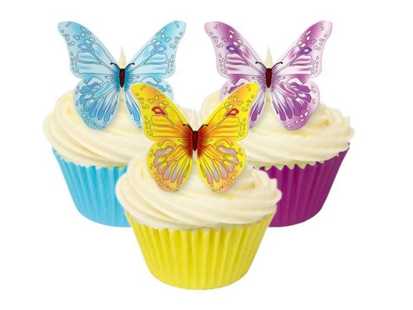 Culpitt Waferpaper Butterflys 12 pcs.