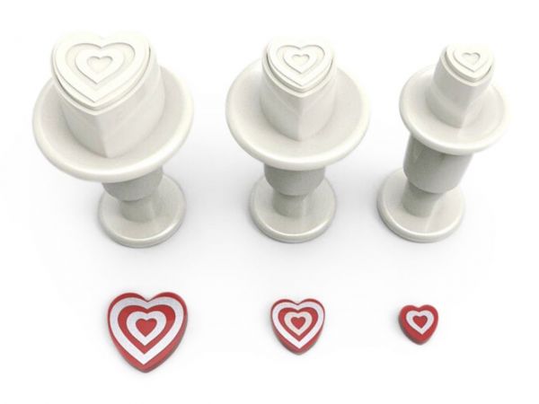 dekofee Plunger Cutter mini Heart Pattern