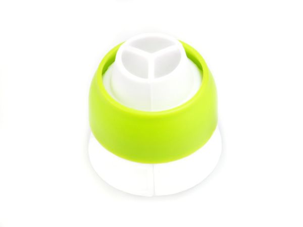 Cake-Masters Icing Nozzle Coupler Tri-Color large GREENLINE